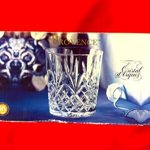 Cristal D’ Arques PROVENCE - set of 4 rocks/ old fashioned